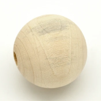 Doreen Box 30PCs Natural Round Ball Wood Spacer Beads For DIY Jewelry Making Findings Components 25mm(1") Hole Size: 5mm(1/4")
Doreen Box 30PCs Natural Round Ball Wood Spacer Beads For DIY Jewelry Making Findings Components 25mm(1") Hole Size: 5mm(1/4")