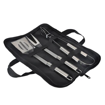 3 Piece Set BBQ Tool Set Stainless Steel Grill Three-piece BBQ Outdoor Fork Shovel Wooden Handle
3 Piece Set BBQ Tool Set Stainless Steel Grill Three-piece BBQ Outdoor Fork Shovel Wooden Handle