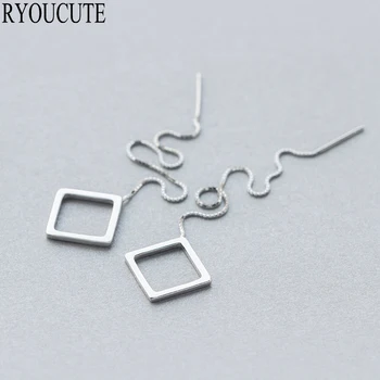 Fashion 925 Sterling Silver Square Long Earrings for Women Brincos Pendientes Wedding Jewelry
Fashion 925 Sterling Silver Square Long Earrings for Women Brincos Pendientes Wedding Jewelry