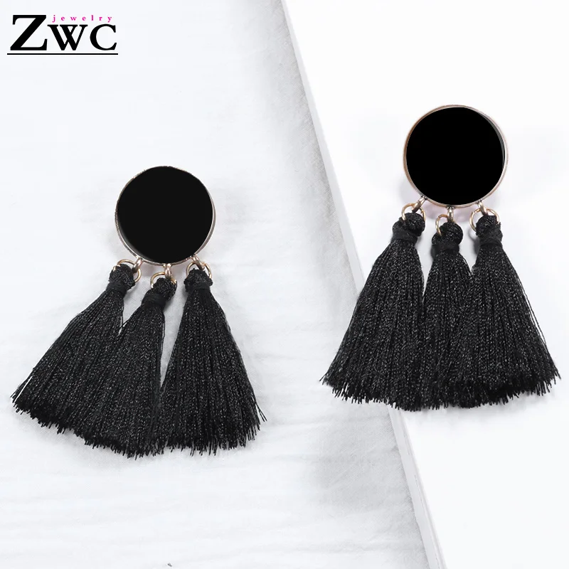ZWC Fashion Bohemia Multiple Color Round Fringed Drop Earrings For Women Wedding Statement long Tassels Earring Jewelry Gifts
ZWC Fashion Bohemia Multiple Color Round Fringed Drop Earrings For Women Wedding Statement long Tassels Earring Jewelry Gifts