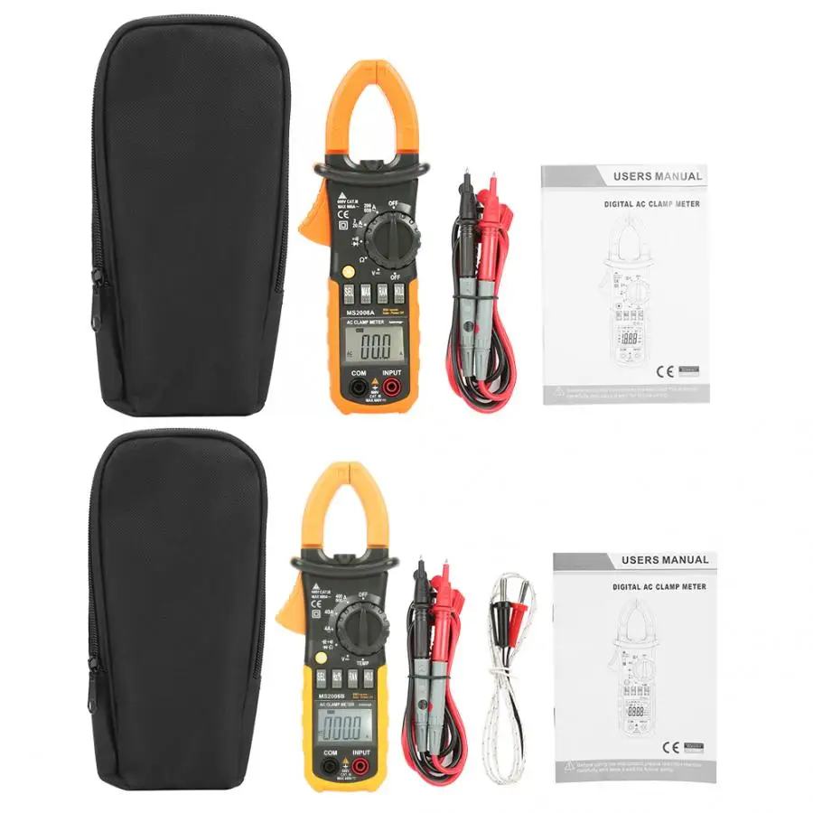 Voltmeter PEAKMETER MS2008A/MS2008B Handheld Digital LCD Clamp Meter AC/DC Voltage Diagnostic Multimeter Multimetro Digital
Voltmeter PEAKMETER MS2008A/MS2008B Handheld Digital LCD Clamp Meter AC/DC Voltage Diagnostic Multimeter Multimetro Digital