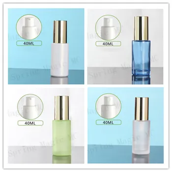 50 x 40ML Empty White/Blue/Green/Frosted Glass Lotion Bottles with Gold Pump/Sprayer,Skin Care Container For Perfume/Foundation
50 x 40ML Empty White/Blue/Green/Frosted Glass Lotion Bottles with Gold Pump/Sprayer,Skin Care Container For Perfume/Foundation