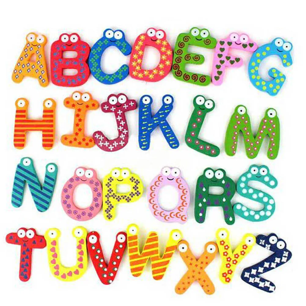 26/ 10/ 12 Pcs Baby Kids Numbers Letters Wood Alphabet Fridge Magnet Early Educational Toy UD88
26/ 10/ 12 Pcs Baby Kids Numbers Letters Wood Alphabet Fridge Magnet Early Educational Toy UD88