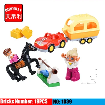 19PCS Large Size Racecourse Building Blocks Sets Girls Toys horse Model DIY Bricks Toys for Children Duploe
19PCS Large Size Racecourse Building Blocks Sets Girls Toys horse Model DIY Bricks Toys for Children Duploe