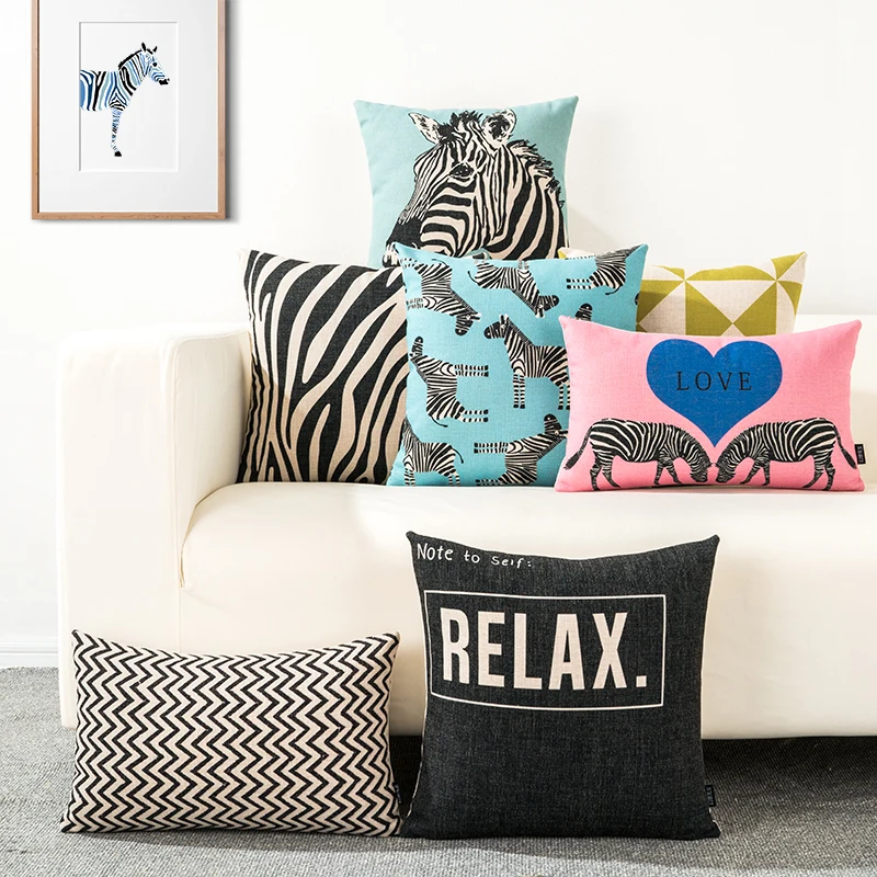 Cartoon Zebra Geometry Cushion Cover Geometric Pillow Cover Home Decor Pillow Case Sofa Waist Pillow christmas pillow cover
Cartoon Zebra Geometry Cushion Cover Geometric Pillow Cover Home Decor Pillow Case Sofa Waist Pillow christmas pillow cover