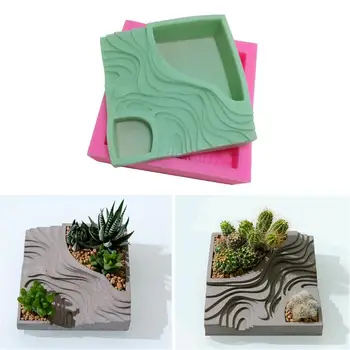 Flowerpot silicone mold terrace shape succulent plant gypsum cement fleshy flower pot view DIY ashtray candlestick mold
Flowerpot silicone mold terrace shape succulent plant gypsum cement fleshy flower pot view DIY ashtray candlestick mold