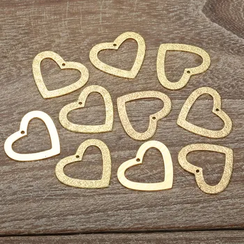 50PCS/lot 16mmX22mm Copper Charm Pendants Stardust Series Stamping Heart Charms For Jewelry Makings DIY Accessories
50PCS/lot 16mmX22mm Copper Charm Pendants Stardust Series Stamping Heart Charms For Jewelry Makings DIY Accessories