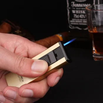 Portable Personality Ultra-thin Metal Inflatable Lighter Windproof Gas Lighter Small Spray Gun Cigarette Lighter
Portable Personality Ultra-thin Metal Inflatable Lighter Windproof Gas Lighter Small Spray Gun Cigarette Lighter