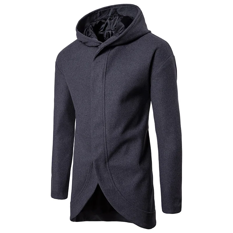 Men Autumn and Winter Casual Long Hooded Woolen Coat Man Coats Winter 2018 Abrigos Hombre Invierno Hombre Mens Coats and Jackets
Men Autumn and Winter Casual Long Hooded Woolen Coat Man Coats Winter 2018 Abrigos Hombre Invierno Hombre Mens Coats and Jackets