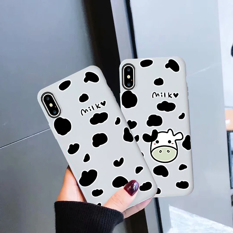 GYKZ Cartoon Milk Cow Print Phone Case For iPhone 7 XS MAX XR X 8 6 6s Plus Black White Silicone Soft Back Cover For iPhone XR
GYKZ Cartoon Milk Cow Print Phone Case For iPhone 7 XS MAX XR X 8 6 6s Plus Black White Silicone Soft Back Cover For iPhone XR