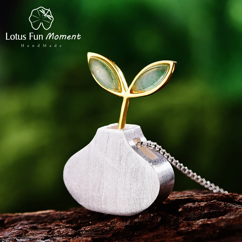 Lotus Fun Moment Real 925 Sterling Silver Natural stone Handmade Fashion Jewelry Spring in the Air Leaf Pendant without Chain
Lotus Fun Moment Real 925 Sterling Silver Natural stone Handmade Fashion Jewelry Spring in the Air Leaf Pendant without Chain