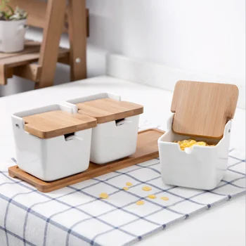 4PCS/SET Japanese ceramic bamboo and wood seasoning spice storage container seasoning jar salt bowl ZP01261417
4PCS/SET Japanese ceramic bamboo and wood seasoning spice storage container seasoning jar salt bowl ZP01261417