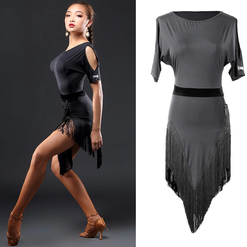 Sexy Latin Dance Dress Short Sleeve Fringe Dress Adult Latin Dance Competition Dresses For Women Performance Dance Wear DQS1683
Sexy Latin Dance Dress Short Sleeve Fringe Dress Adult Latin Dance Competition Dresses For Women Performance Dance Wear DQS1683