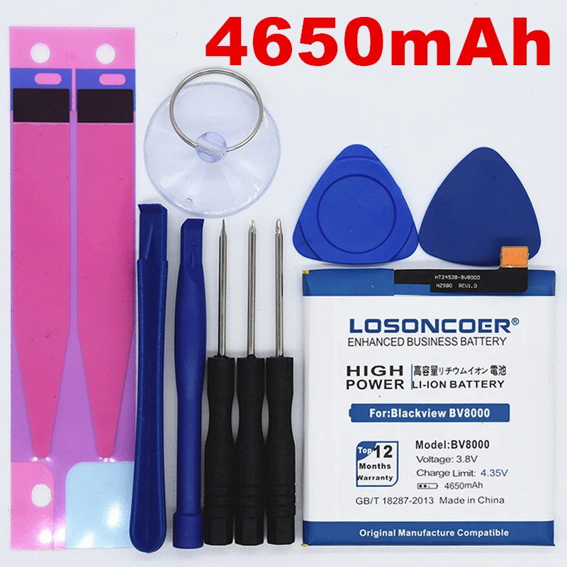 100% Original LOSONCOER 6350mAh V636468P For Blackview BV8000 Battery Blackview BV8000 Pro Free tools+Sticker
100% Original LOSONCOER 6350mAh V636468P For Blackview BV8000 Battery Blackview BV8000 Pro Free tools+Sticker