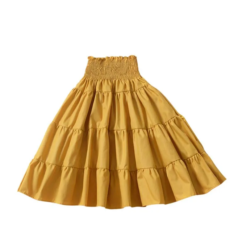 Baby Girl Pleated Half Children Solid Ruched Pure Color Casual Princess clothing 1-4 years outfit Fashion Elegant costume
Baby Girl Pleated Half Children Solid Ruched Pure Color Casual Princess clothing 1-4 years outfit Fashion Elegant costume