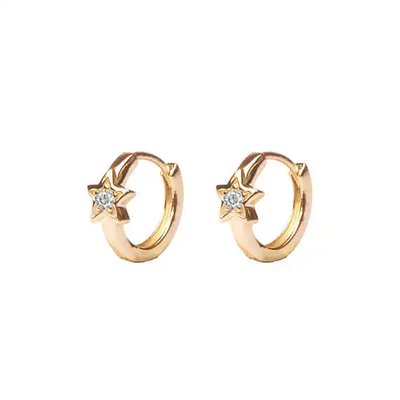 2019 S925 Gold Color hoop earringS with five pointed star Flower design Small Hoop Earrings fine Jewelry For Women wedding giftS
2019 S925 Gold Color hoop earringS with five pointed star Flower design Small Hoop Earrings fine Jewelry For Women wedding giftS
