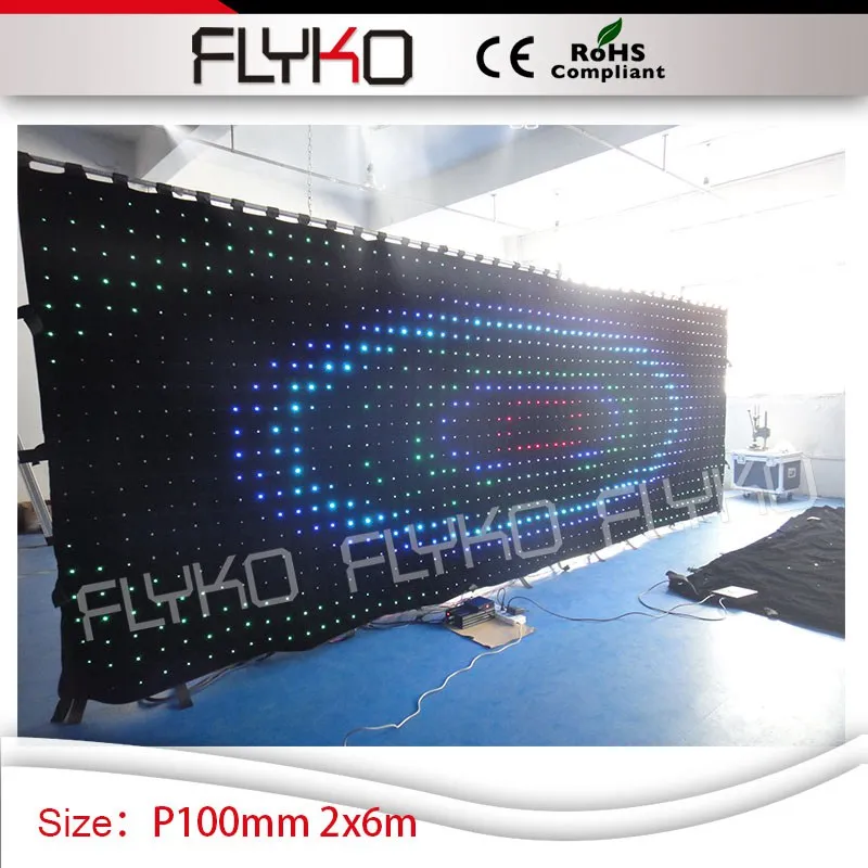 2x6m foldable led screen party event decoration high quality soft P10 led curtain video display
2x6m foldable led screen party event decoration high quality soft P10 led curtain video display