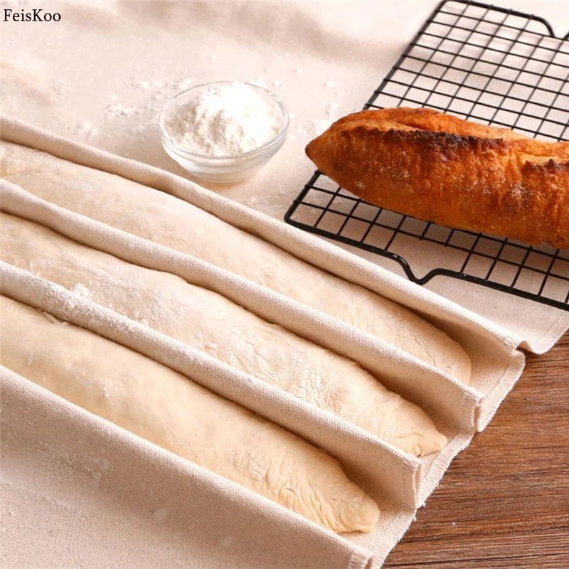 Reusable thick Fermented Linen Cloth Proofing Dough Bakers Pans Bread Baguette Baking Mat Pastry Baker's Couche Proofing Cloth
Reusable thick Fermented Linen Cloth Proofing Dough Bakers Pans Bread Baguette Baking Mat Pastry Baker's Couche Proofing Cloth