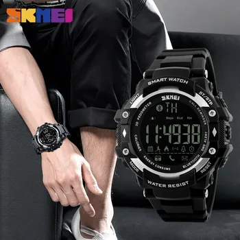 SKMEI Smart Sport Watch Men 3D Pedometer Running Watches Calorie Bluetooth Fitness Tracker 50M Waterproof Wristwatches 1226
SKMEI Smart Sport Watch Men 3D Pedometer Running Watches Calorie Bluetooth Fitness Tracker 50M Waterproof Wristwatches 1226
