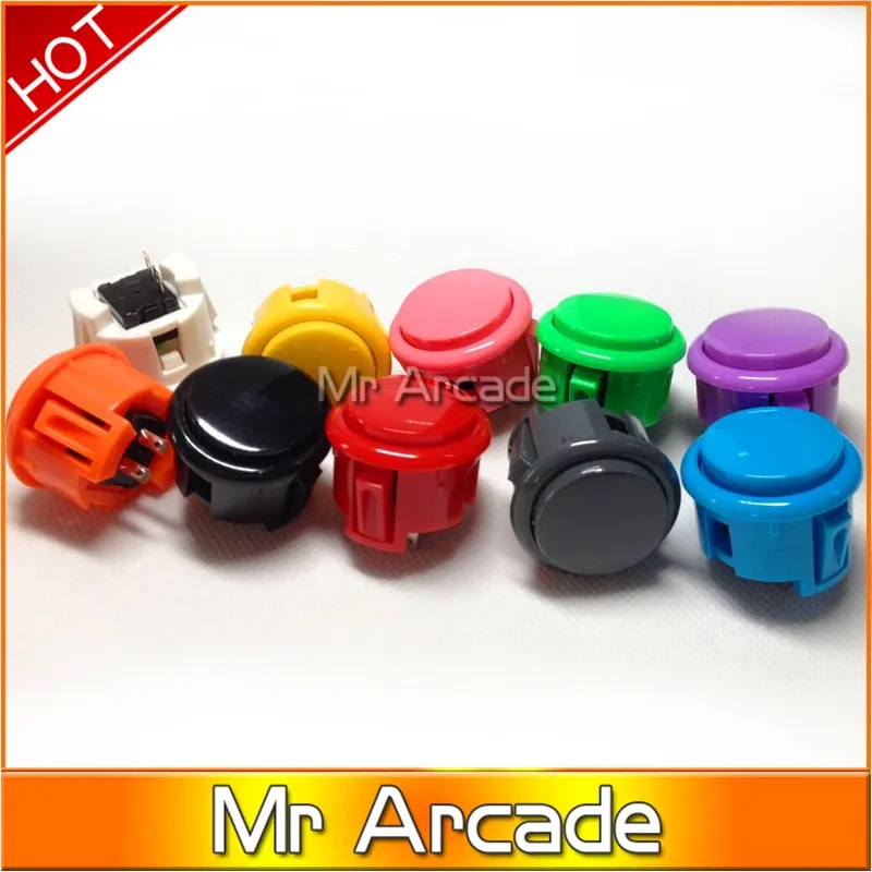 100 pcs Multi Color Arcade Push Button button with microswitch SANWA Type Jamma Arcade Switch Buttons High Quality
100 pcs Multi Color Arcade Push Button button with microswitch SANWA Type Jamma Arcade Switch Buttons High Quality