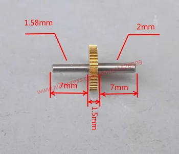 5 pcs/lot mini 0.2 modulus 41 teeth gear copper reduction gears precision gear DIY Gear Box Mating Parts
5 pcs/lot mini 0.2 modulus 41 teeth gear copper reduction gears precision gear DIY Gear Box Mating Parts