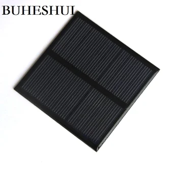 BUHESHUI 0.7W 5V Mini Solar Panel Polycrystalline Solar Cell Small Power 3.7V Battery Charger Led Light Study 10pcs 70*70MM
BUHESHUI 0.7W 5V Mini Solar Panel Polycrystalline Solar Cell Small Power 3.7V Battery Charger Led Light Study 10pcs 70*70MM