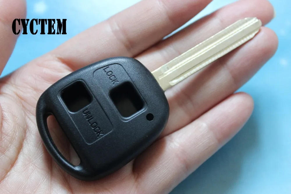 CYCTEM 2 Buttons Remote Key Shell Fob Case Car Key Cover Replacement Fit For Toyota Prado With Toy43 Blade
CYCTEM 2 Buttons Remote Key Shell Fob Case Car Key Cover Replacement Fit For Toyota Prado With Toy43 Blade