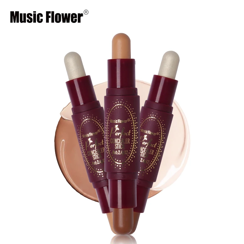 Brand Makeup Double Ended Concealer Stick Corrector Contour Face Bronzer Concealer Pen Silky Texture Coverage 24Hours Lasting
Brand Makeup Double Ended Concealer Stick Corrector Contour Face Bronzer Concealer Pen Silky Texture Coverage 24Hours Lasting