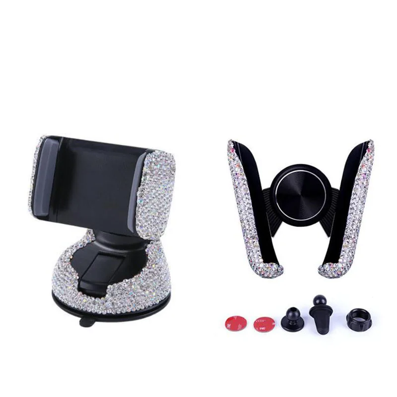 Diamond Mobile Phone Holder Navigation Bracket Air Outlet Suction Cup Mobile Phone Holder Multi-Functi Mobile Phone Clip For Car
Diamond Mobile Phone Holder Navigation Bracket Air Outlet Suction Cup Mobile Phone Holder Multi-Functi Mobile Phone Clip For Car