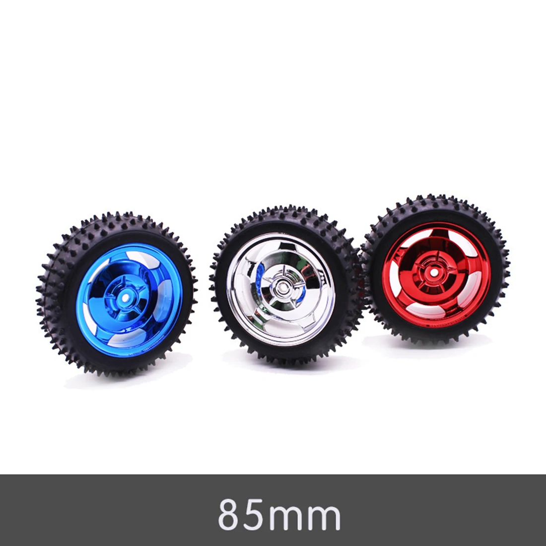 MODIKER High Tech 85mm Off-road Tyre DIY Intelligent Robot Car Wheel Programming Toy Car Tire with Liner - Electroplating Red
MODIKER High Tech 85mm Off-road Tyre DIY Intelligent Robot Car Wheel Programming Toy Car Tire with Liner - Electroplating Red