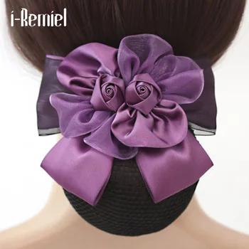 i-Remiel Hair Cover Tulle Clip Ribbon Bowknot Bow Bun Net Snood Crochet Cover Tiara Accesories Clip Lady
i-Remiel Hair Cover Tulle Clip Ribbon Bowknot Bow Bun Net Snood Crochet Cover Tiara Accesories Clip Lady