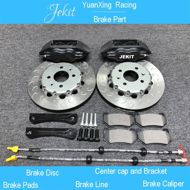 Jekit 7600 Black calipers Street pads PCD 4x100 285*24mm Slotted rotors Black center for BM W E30 front wheel
Jekit 7600 Black calipers Street pads PCD 4x100 285*24mm Slotted rotors Black center for BM W E30 front wheel