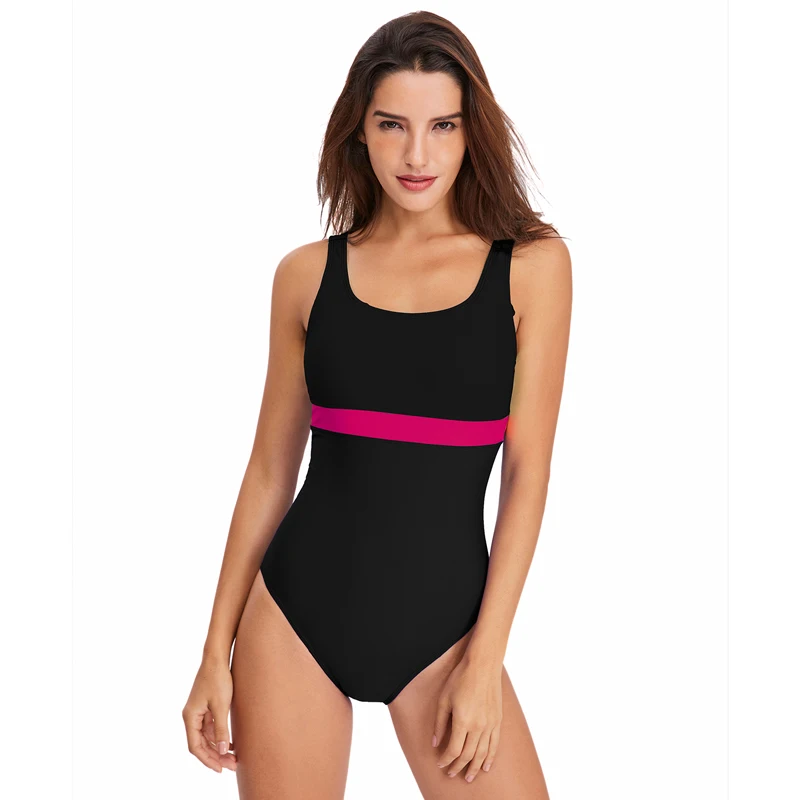 New 2019 Sport One Piece Swimsuit Competitive Swimwear Women Swimming Suits for Women Patchwork Bathing Suits
New 2019 Sport One Piece Swimsuit Competitive Swimwear Women Swimming Suits for Women Patchwork Bathing Suits