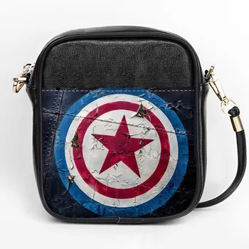 New fashion Captain America Sling Bag Custom Women Sling Shoulder Bags Leather Mini Girls Tote Party Bag DIY Sling Bag
New fashion Captain America Sling Bag Custom Women Sling Shoulder Bags Leather Mini Girls Tote Party Bag DIY Sling Bag