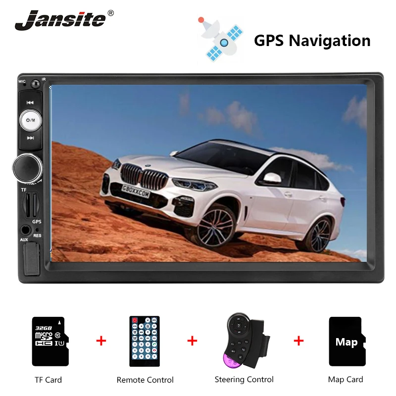 Vtopek 7" car radio GPS navigation player 2 din car audio Steering wheel controller TF card HD playback Bluetooth touch screen
Vtopek 7" car radio GPS navigation player 2 din car audio Steering wheel controller TF card HD playback Bluetooth touch screen