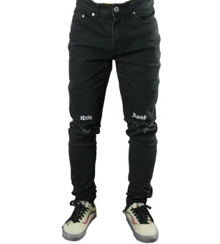 2018 New Fashion Hiphop Men Skinny Destroyed zippers slim fit cotton Denim ripped wash damage hole embroidery Black jeans
2018 New Fashion Hiphop Men Skinny Destroyed zippers slim fit cotton Denim ripped wash damage hole embroidery Black jeans
