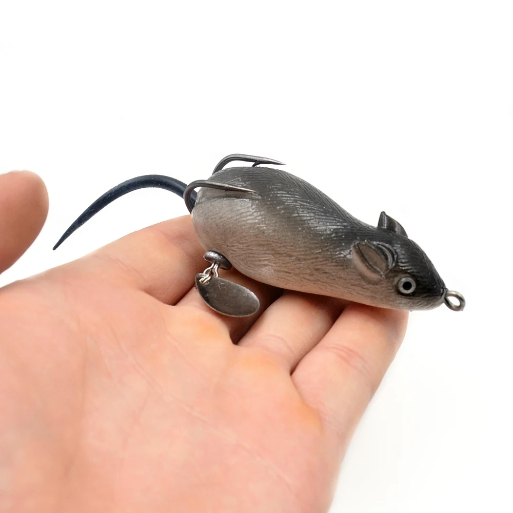 1Pcs 3D Eyes Soft Mouse Bait Bells Sound 7cm 19.7g fishing lure Frog Silicon Artificial Set Sea Swim Bait fishing accessories
1Pcs 3D Eyes Soft Mouse Bait Bells Sound 7cm 19.7g fishing lure Frog Silicon Artificial Set Sea Swim Bait fishing accessories