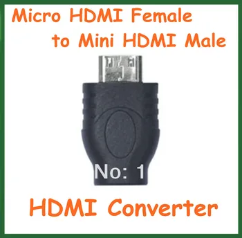 HDMI Converter Micro HDMI Female to Mini HDMI Male Adapter Connector HDMI Extender for HD TV Camera High Quality
HDMI Converter Micro HDMI Female to Mini HDMI Male Adapter Connector HDMI Extender for HD TV Camera High Quality