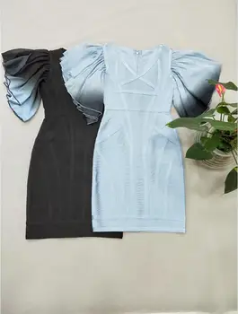 TOP QUALITY Ladies HL Bandage Dress Short Sleeve Sexy Bodycon Mini Dress V-Neck Elegant Evening Party Dress
TOP QUALITY Ladies HL Bandage Dress Short Sleeve Sexy Bodycon Mini Dress V-Neck Elegant Evening Party Dress