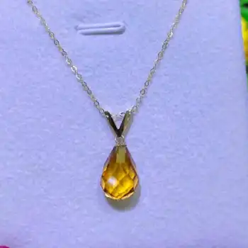 Fidelity natural 8*11mm yellow crystal 18k yellow gold pendants good luck fine jewelry gift for women natural gemstone
Fidelity natural 8*11mm yellow crystal 18k yellow gold pendants good luck fine jewelry gift for women natural gemstone