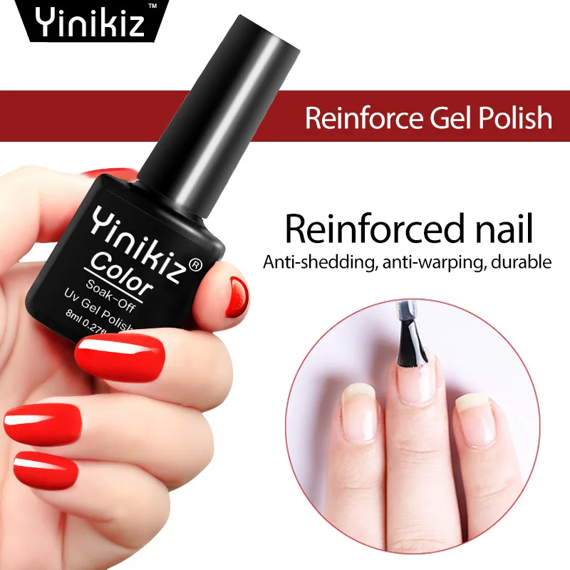 Yinikiz Nail Enchanced Thickness Prevent Cracking UV Reinforce Gel Varnish Polish Protect Nail Art Long-Lasting Manicure
Yinikiz Nail Enchanced Thickness Prevent Cracking UV Reinforce Gel Varnish Polish Protect Nail Art Long-Lasting Manicure