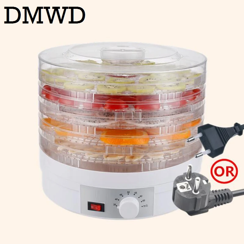 DMWD Food Dehydrator Dried Fruit Vegetable Herb Pet Meat Drying Machine Five layer Snack Air Dryer 5 trays 110V 220V EU US plug
DMWD Food Dehydrator Dried Fruit Vegetable Herb Pet Meat Drying Machine Five layer Snack Air Dryer 5 trays 110V 220V EU US plug