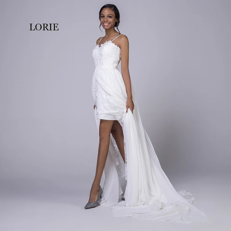 LORIE Beach Wedding Dress Cheap Princess Backless Spaghetti Strap Caped Chiffon Lace White Bride Dress Wedding Gown 2019 mariage
LORIE Beach Wedding Dress Cheap Princess Backless Spaghetti Strap Caped Chiffon Lace White Bride Dress Wedding Gown 2019 mariage