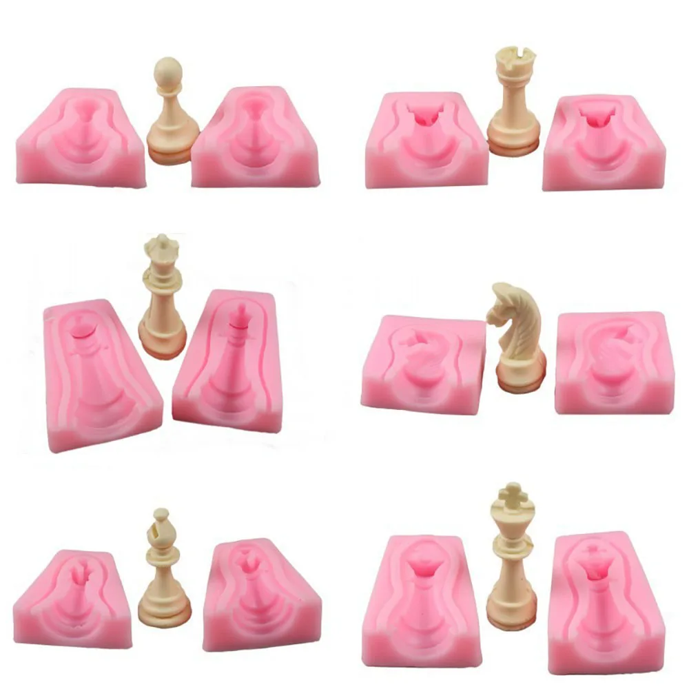 GODWJ 6 Piece Set 3d Chess Silicone Cake Mold Fondant Mold DIY Handmade Non-stick Soap Chocolate Mold Cake Decorating Tools
GODWJ 6 Piece Set 3d Chess Silicone Cake Mold Fondant Mold DIY Handmade Non-stick Soap Chocolate Mold Cake Decorating Tools