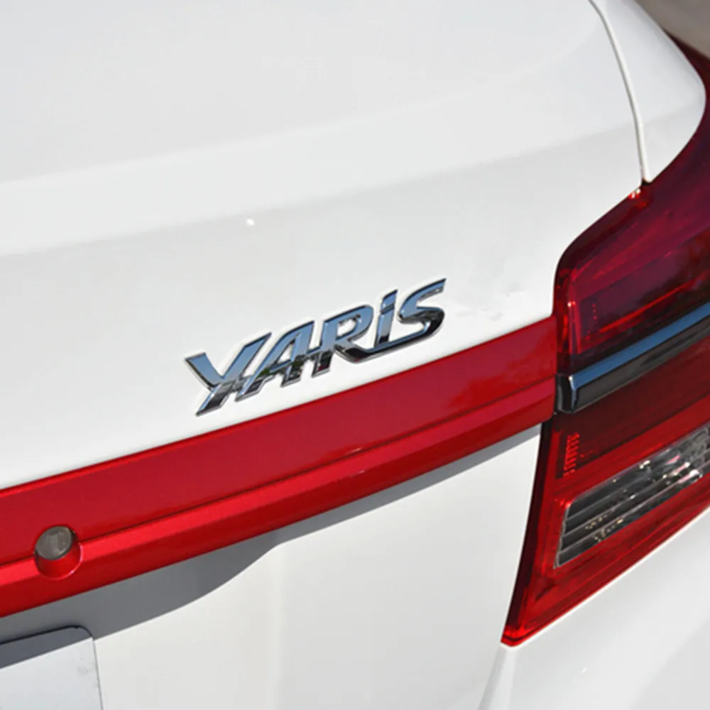 Yaris ABS Chrome Plating 3D Car Styling Auto Accessories Rear Bumper Trunk Letter English Alphabet Emblem Sticker Badge Decal
Yaris ABS Chrome Plating 3D Car Styling Auto Accessories Rear Bumper Trunk Letter English Alphabet Emblem Sticker Badge Decal