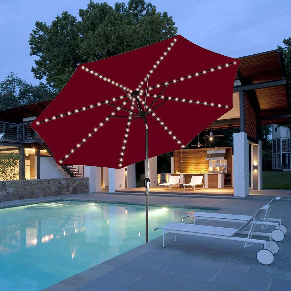 104 LED Umbrella String Lights 8 Lighting Mode Camping Tents Lamp Remote Control Umbrella Lights Timer Outdoor Waterproof IP67
104 LED Umbrella String Lights 8 Lighting Mode Camping Tents Lamp Remote Control Umbrella Lights Timer Outdoor Waterproof IP67