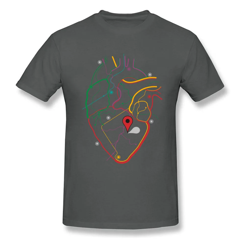 Prevailing You Are Here Leisure T Shirt Crewneck Cotton Fabric Man Tops Shirts Short Sleeve Summer Fall Leisure Sweatshirts You Are Here carbon