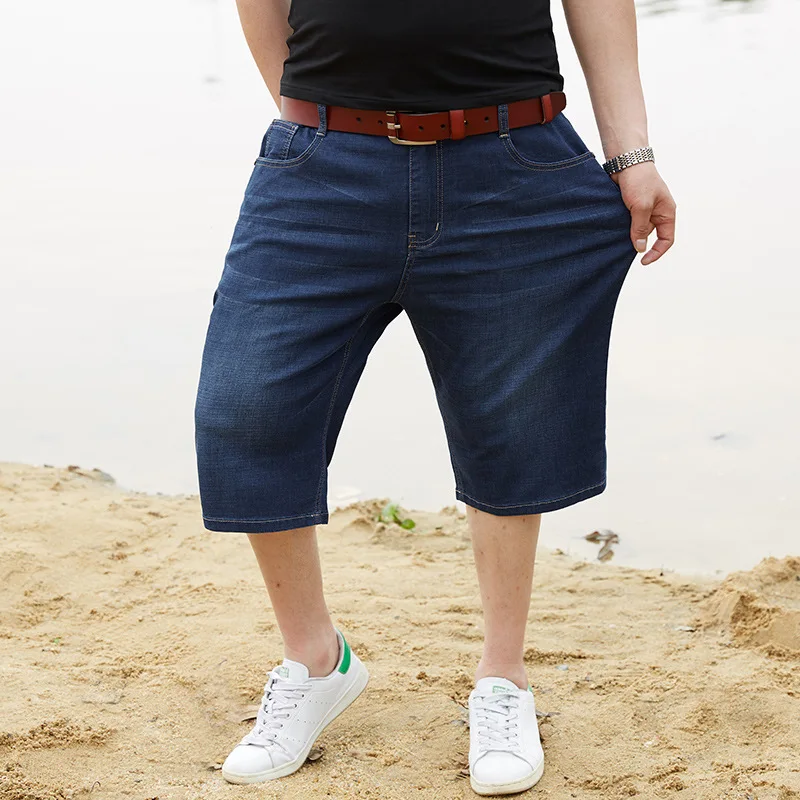 2019 New arrival Male Casual Blue Short Jeans summer Denim elasticity Shorts Men's Solid Loose Straight Short Jeans size 30-48
2019 New arrival Male Casual Blue Short Jeans summer Denim elasticity Shorts Men's Solid Loose Straight Short Jeans size 30-48