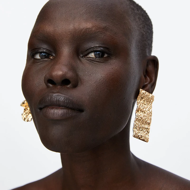 FASHIONSNOOPS Punk Irregular Big Dangle Drop Earrings For Women Gold Silver Color Pendant Metal Wedding Party Geometric Jewelry
FASHIONSNOOPS Punk Irregular Big Dangle Drop Earrings For Women Gold Silver Color Pendant Metal Wedding Party Geometric Jewelry