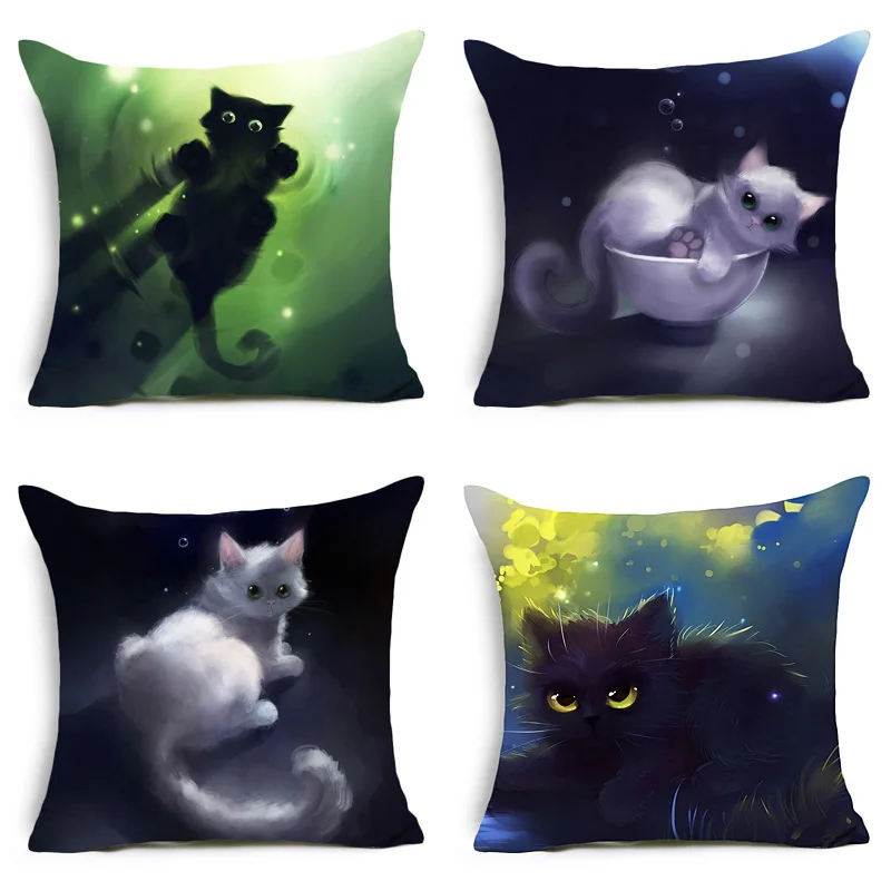 Comwarm 3D Funny Animal Polyester Cushion Cover Phantasy Bubble Kitten Cat Pillow Cover Case for Sofa Car almofada de luxo Decor
Comwarm 3D Funny Animal Polyester Cushion Cover Phantasy Bubble Kitten Cat Pillow Cover Case for Sofa Car almofada de luxo Decor